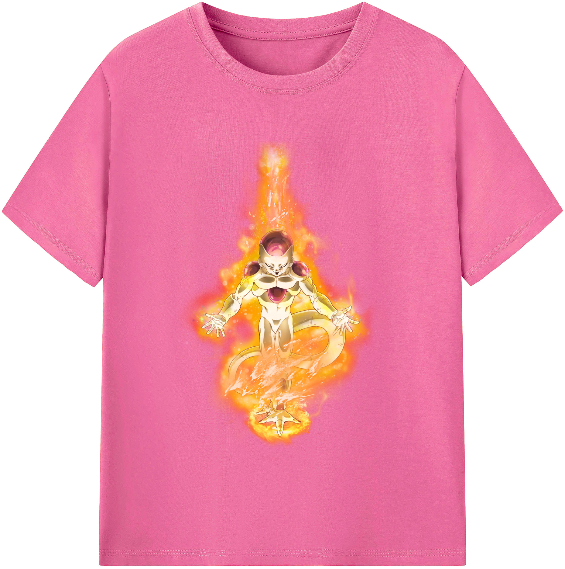 （画像用） ドラゴンボール フリーザ DRAGON BALL Frieza レディースカジュアルプリントTシャツ（綿100％）